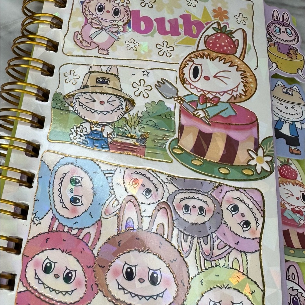 THE MONSTERS Notebooks Set - (2) Plastic Cover, (2) Spiral Colorful - Picture 4 of 15